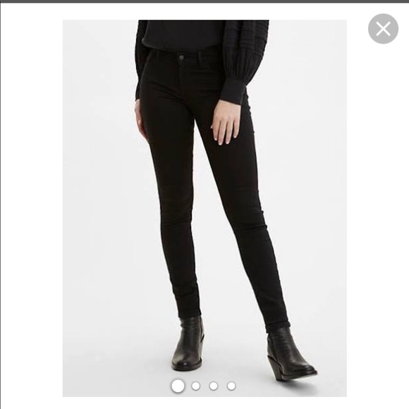 Levi’s 701 Super Skinny Black - Picture 1 of 4